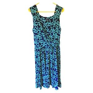 [Lands End] Blue Dress, Size M (10-12)